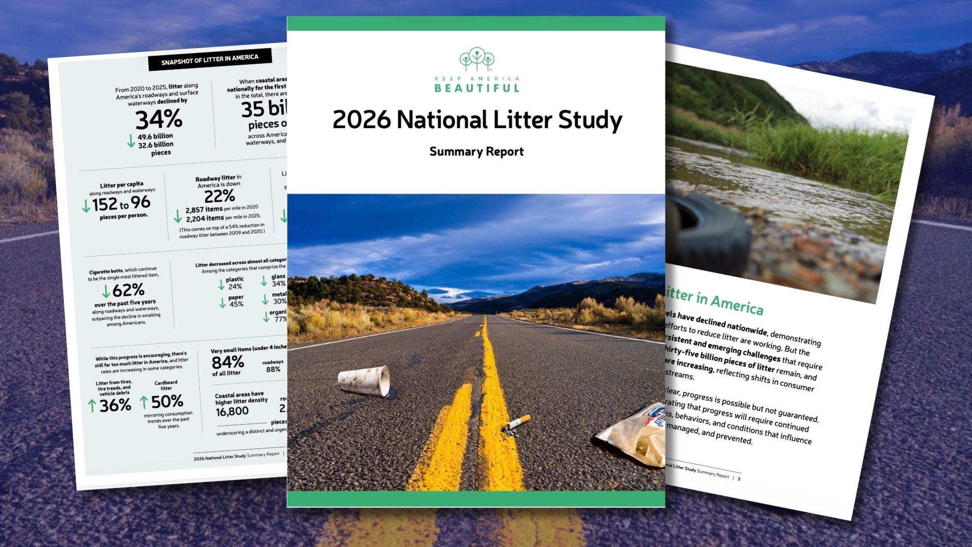 New Study Shows Litter Declining Across America – Down 34% Since 2020